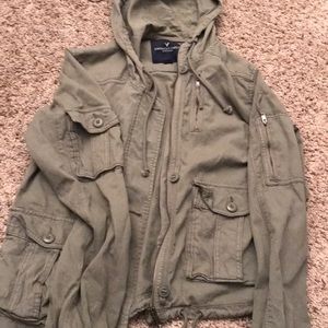 Green, almost new jacket